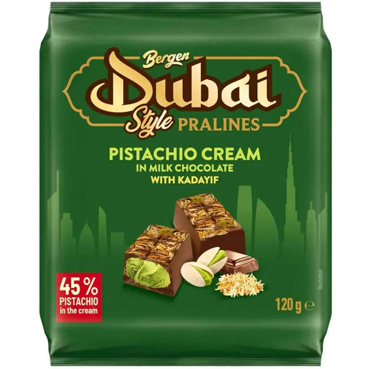 Dubai Style Pralines Pistachio - Marco Presto