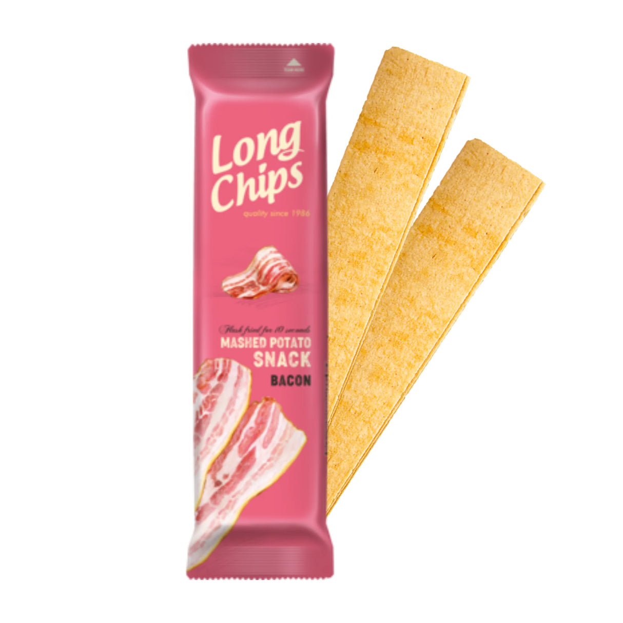 Long Chips Mashed Potato Snack Bacon