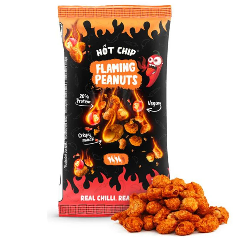 Hot Chip Peanuts Flaming