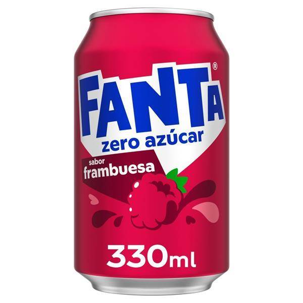 Fanta Framboise (zéro sucre)
