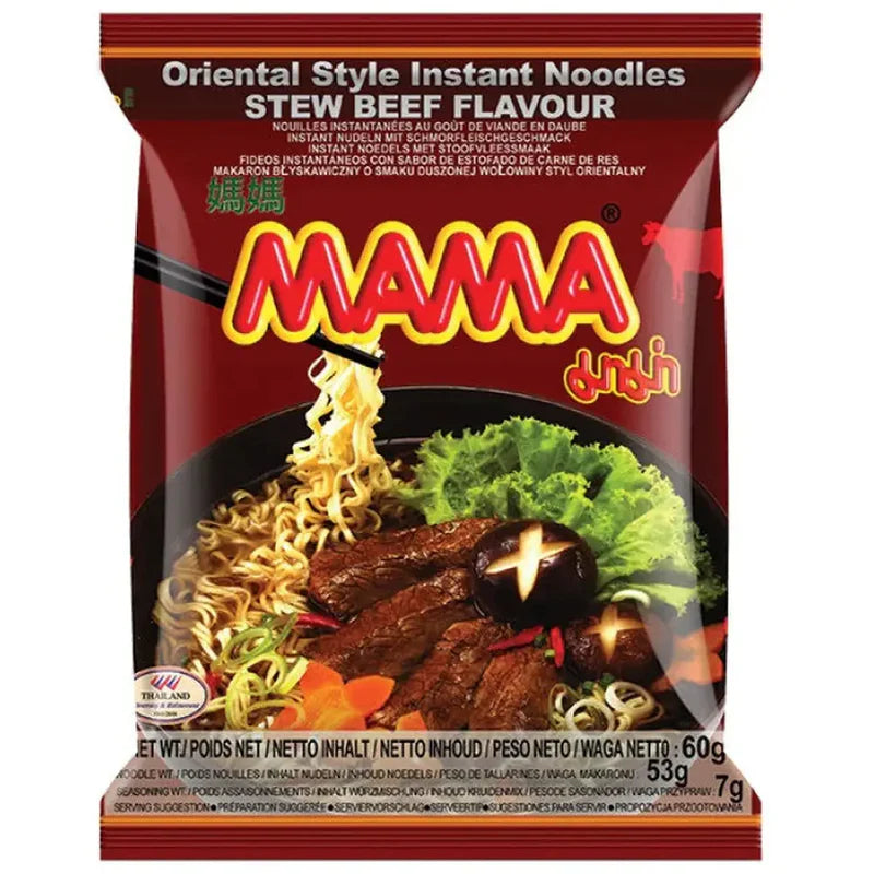 Mama Instant Noodles Stew Beef