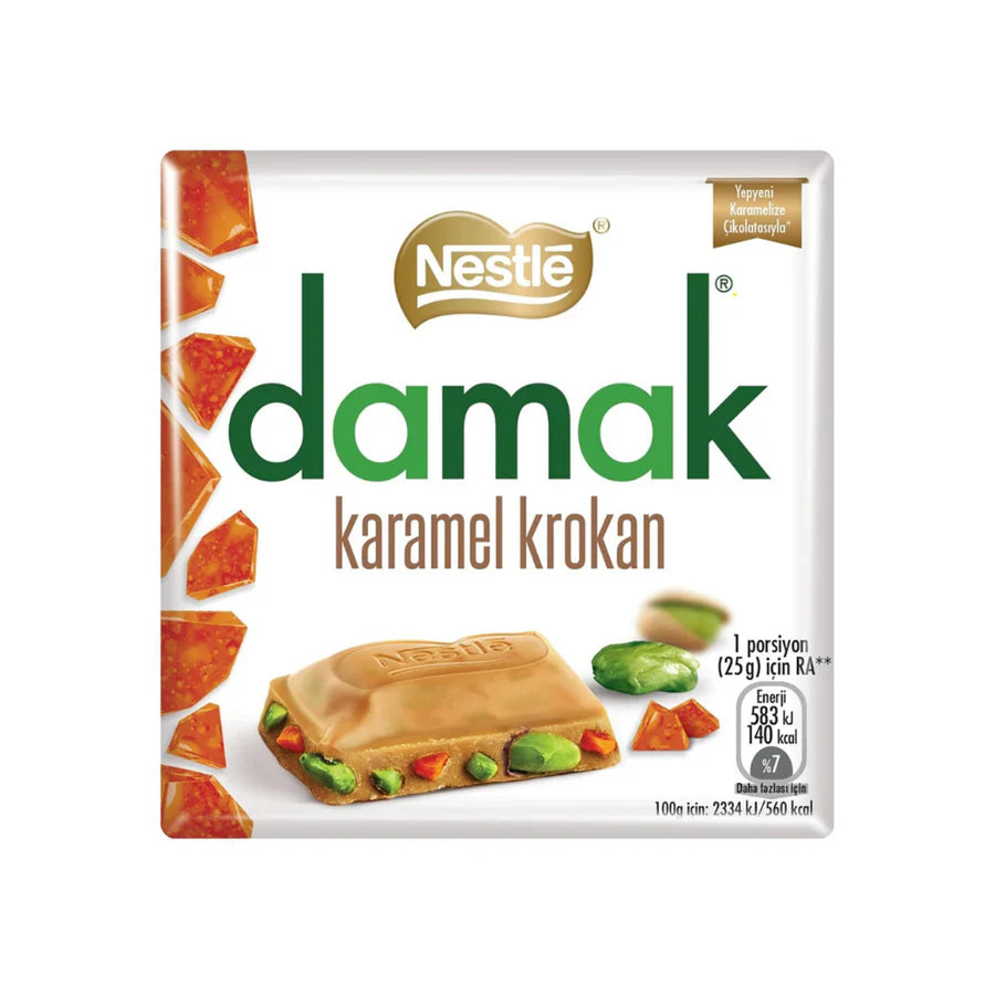 Nestle Damak Crunchy Caramel & Pistachio