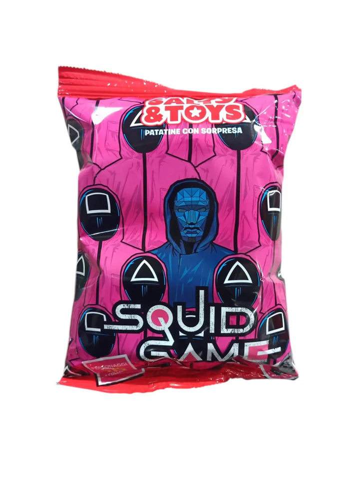 Salty & Toys Squid Game Salted Potato Chips + personnage 2D dans le paquet