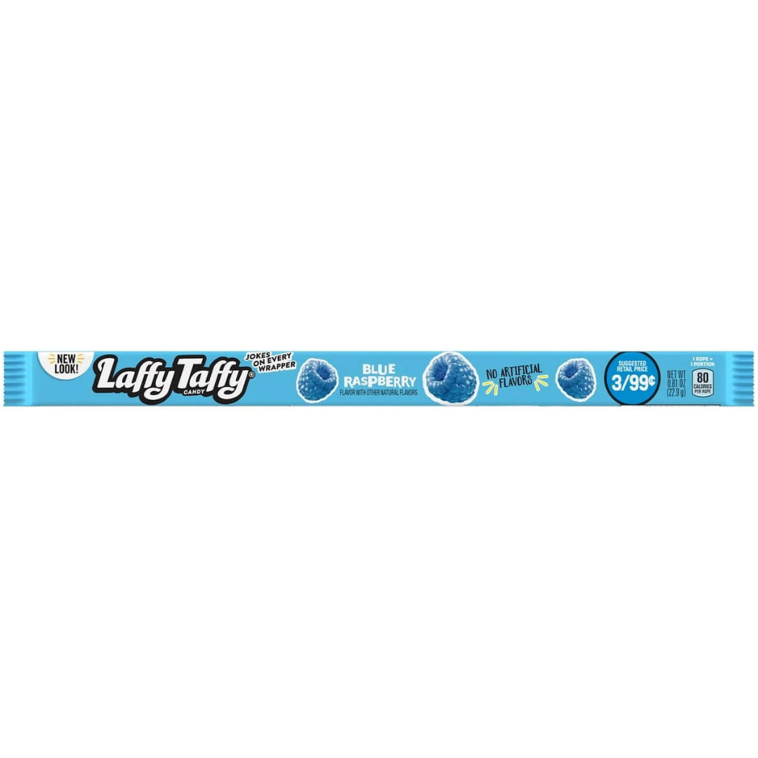 Laffy Taffy Blue Raspberry Rope Chewy Candy - Marco Presto