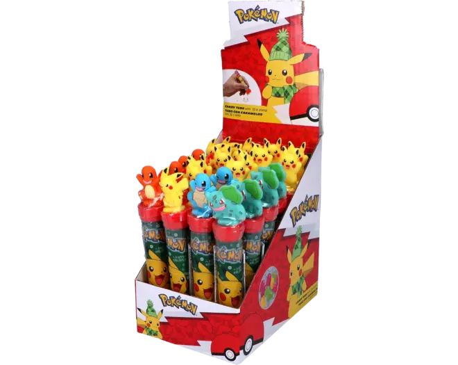Pokemon Stamps with Candy