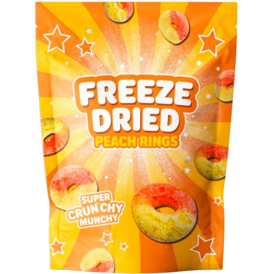 Freeze Dried Mini Peach Rings